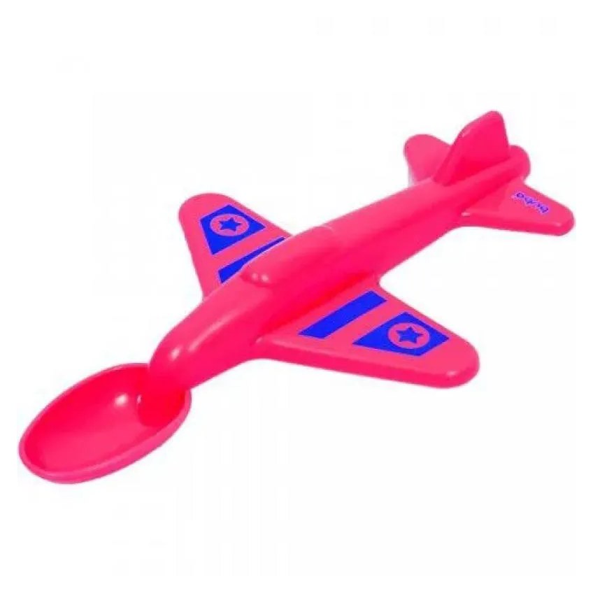 Colher Avião Vermelha Buba