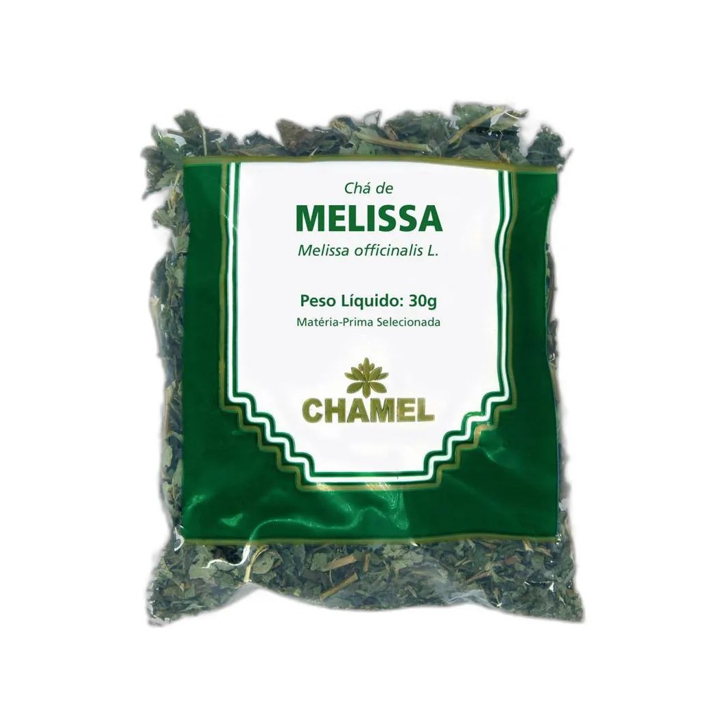 Chá Pacote Melissa Folhas 30G - Chamel