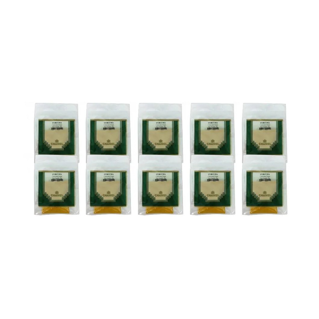 Kit 10X Pacote De Curcuma 30G - Chamel
