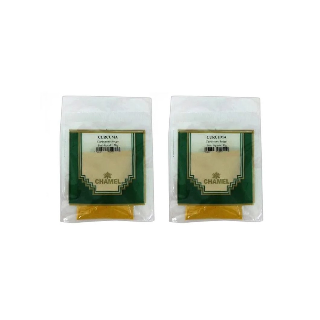 Kit 2X Pacote De Curcuma 30G - Chamel