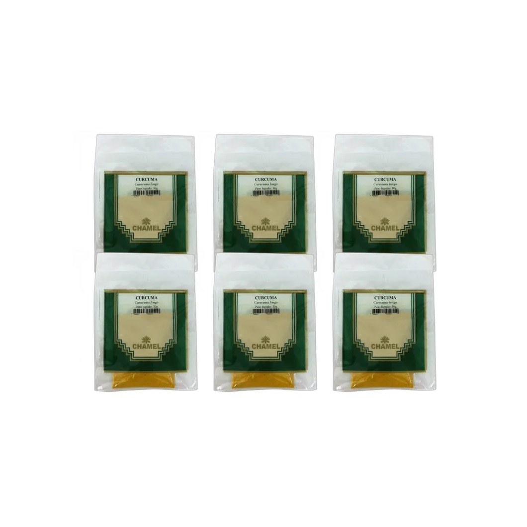Kit 6X Pacote De Curcuma 30G - Chamel