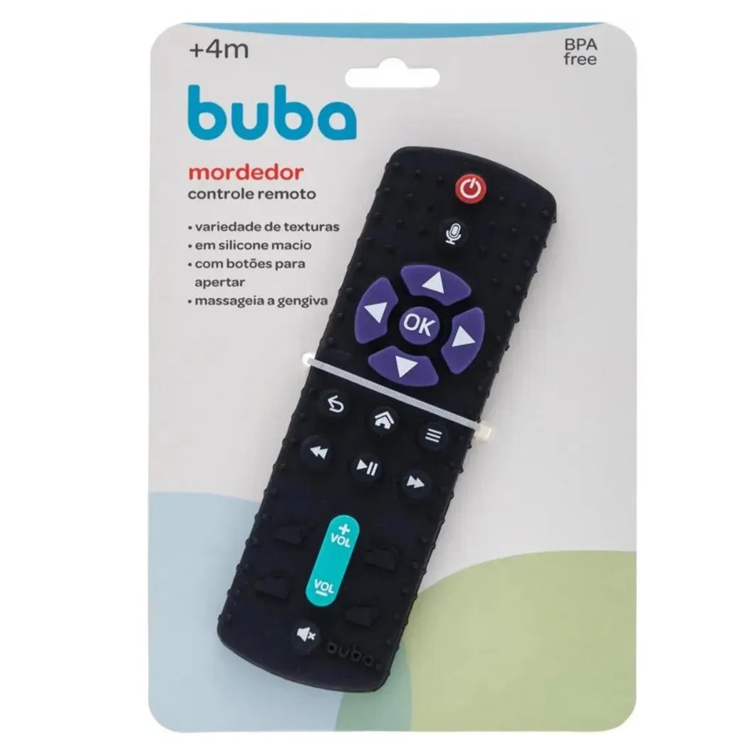 Mordedor Controle Remoto 15Cm 100% Silicone +4M Buba