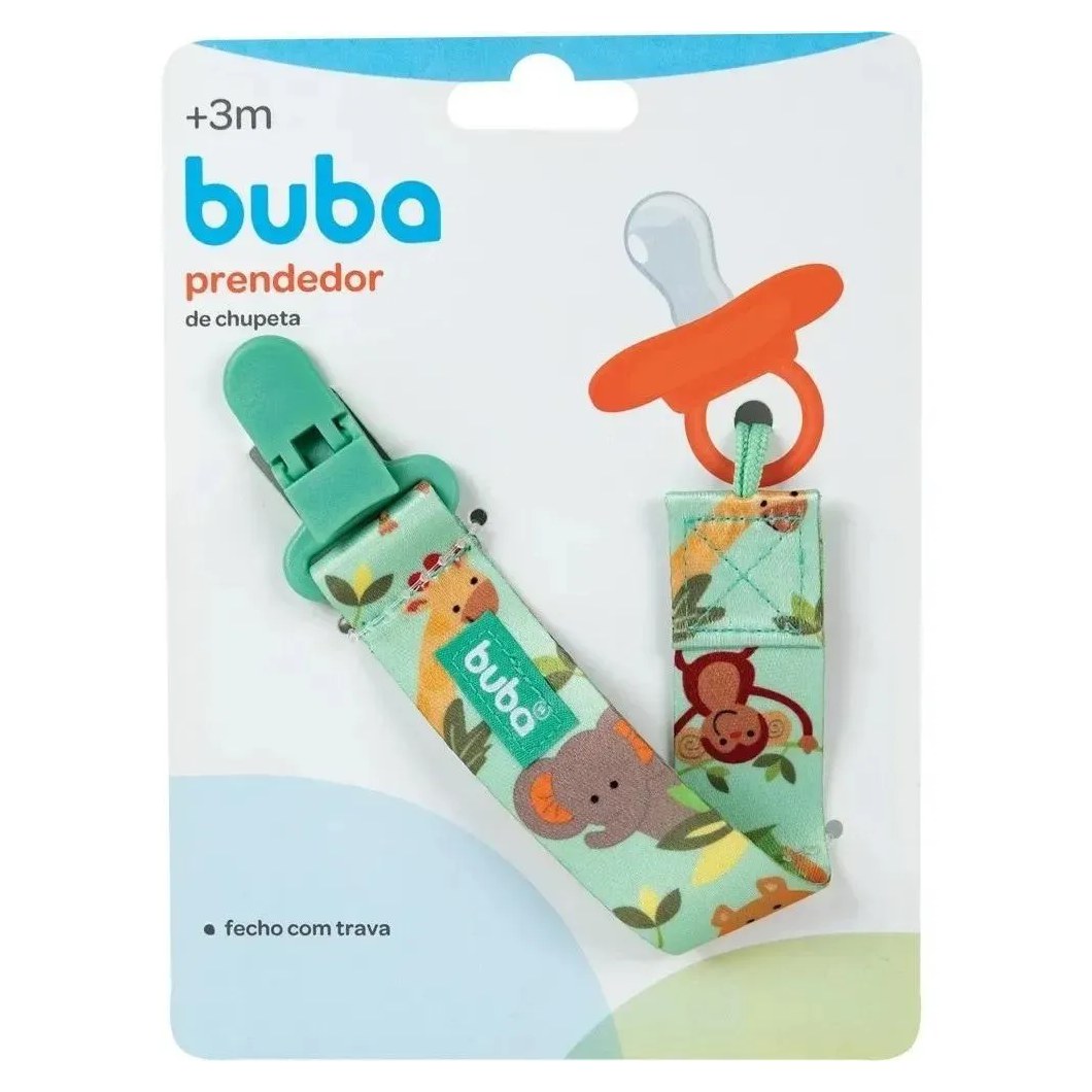Prendedor De Chupeta Safari Buba