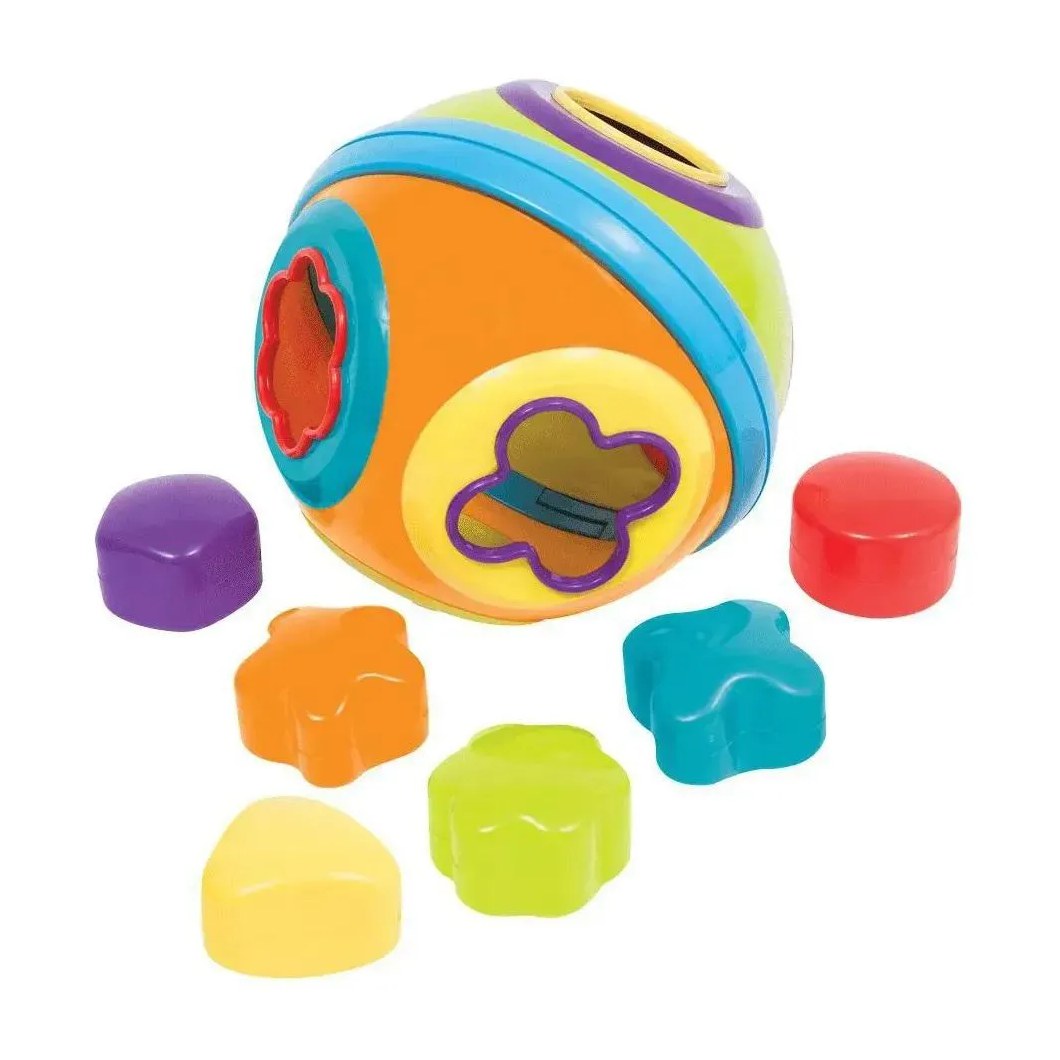 Brinquedo Bola Formas De Encaixe +6 Meses Buba