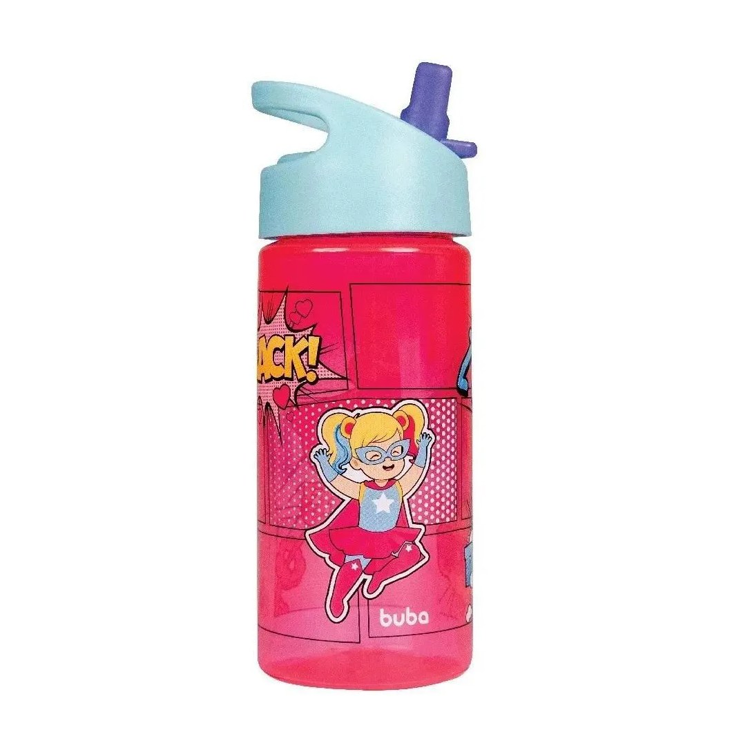 Garrafinha Herois 380Ml Rosa Buba