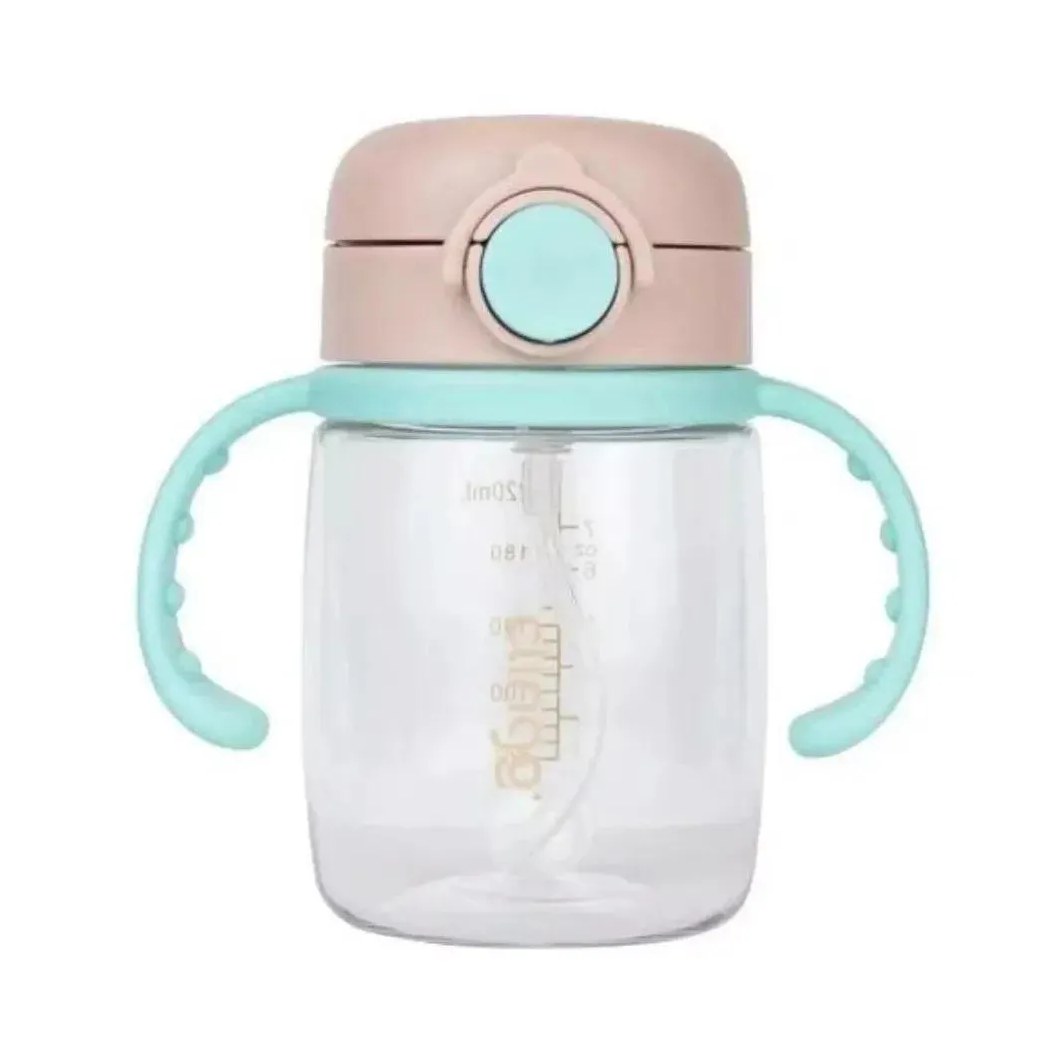 Copo Tritan Bits Canudo 220Ml +6M Neutro Clingo