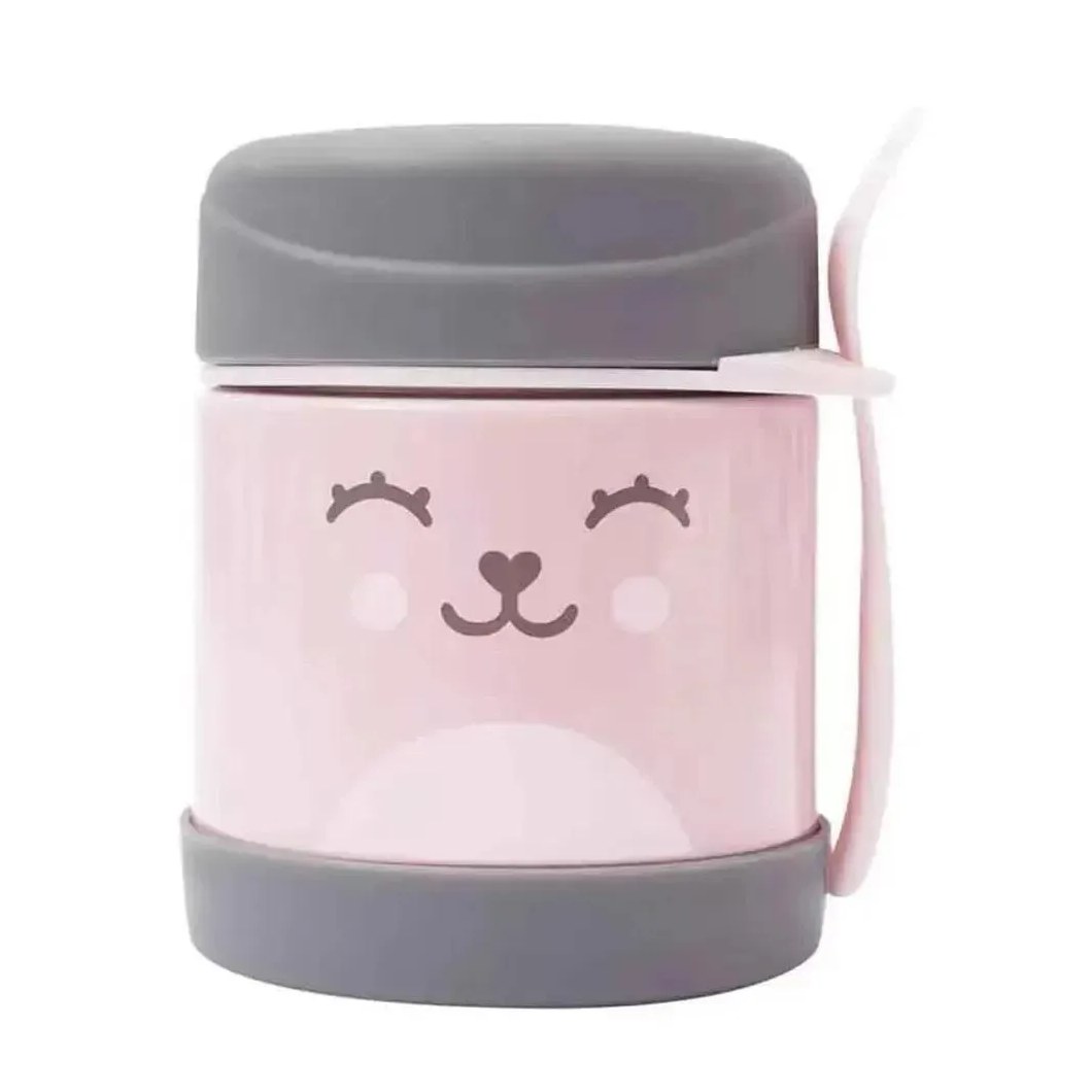 Pote Térmico Gumy 350Ml Rosa Buba