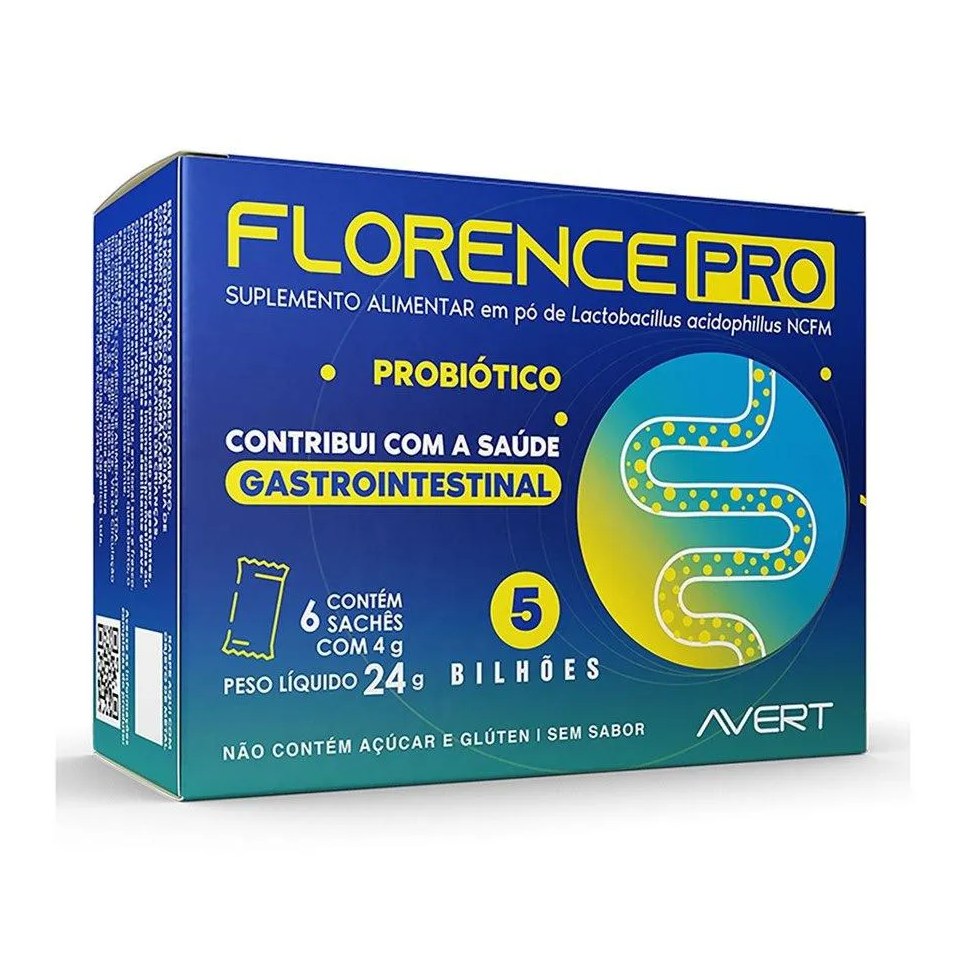 Suplemento Florence Pro Probiótico 6 Sachês - Avert