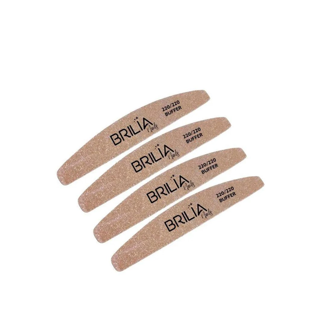 Brilia Nails Lixa Boomerang 220-220 Buffer Un|