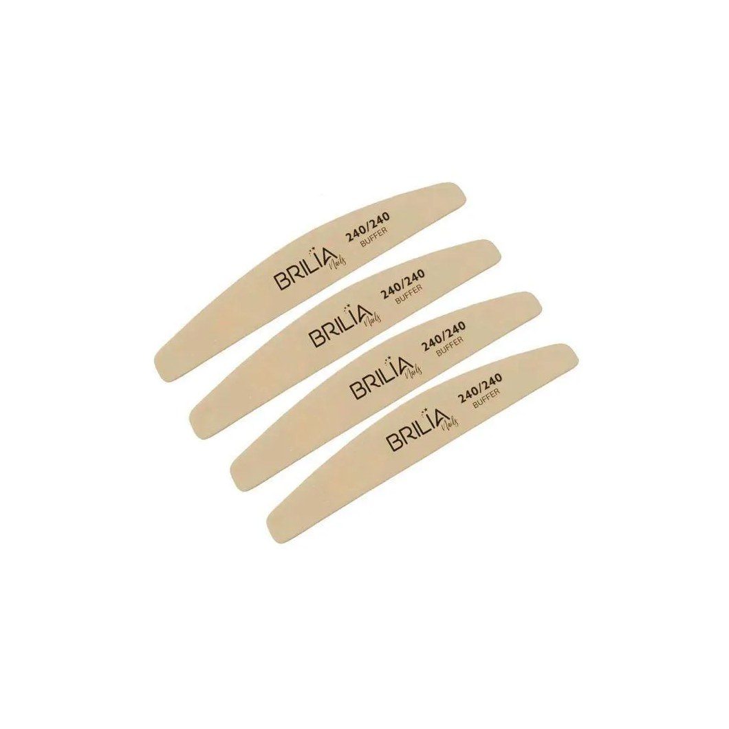 Brilia Nails Lixa Boomerang 240-240 Buffer Un|