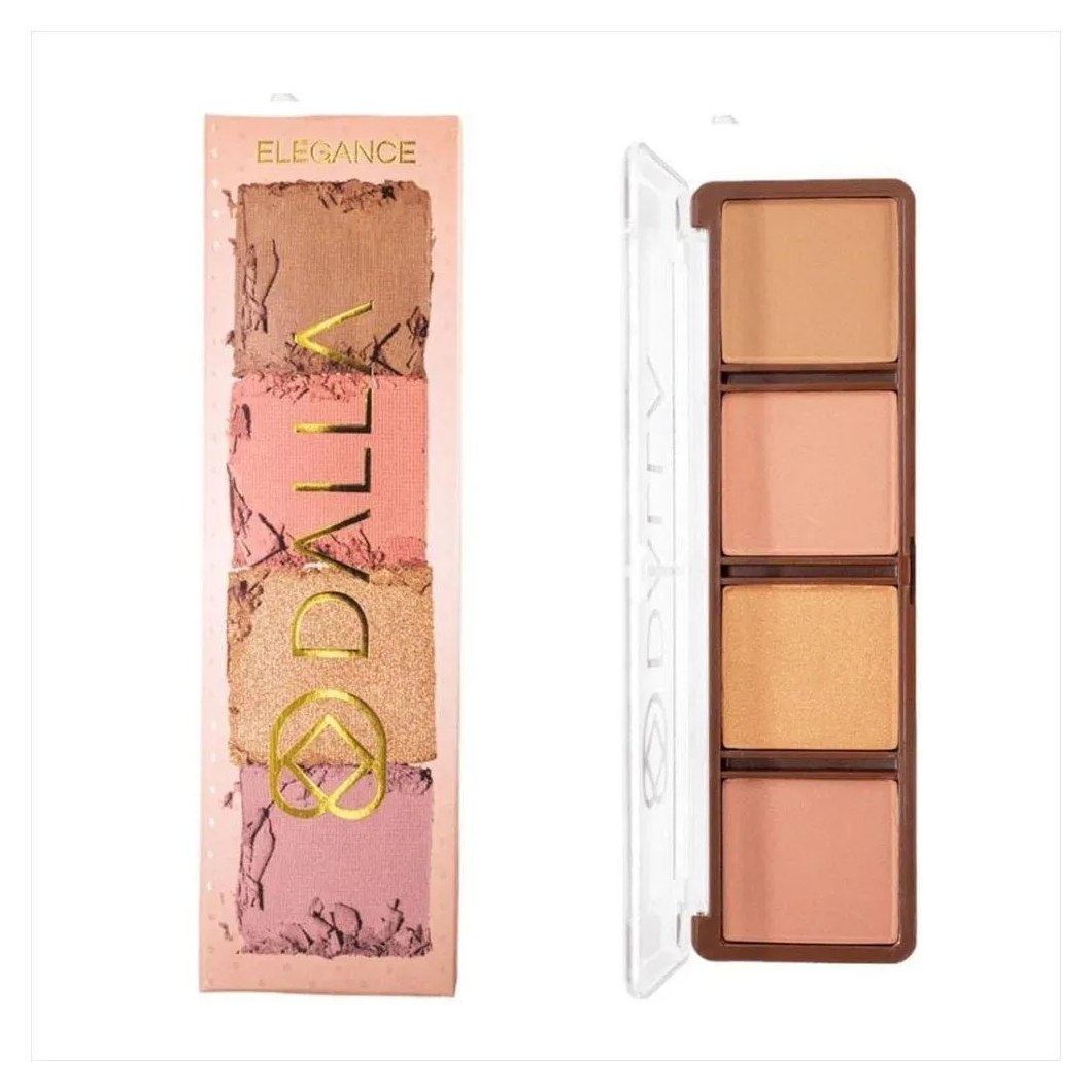 Dalla Paleta de Blush Contorno e Iluminador Elegance 14G