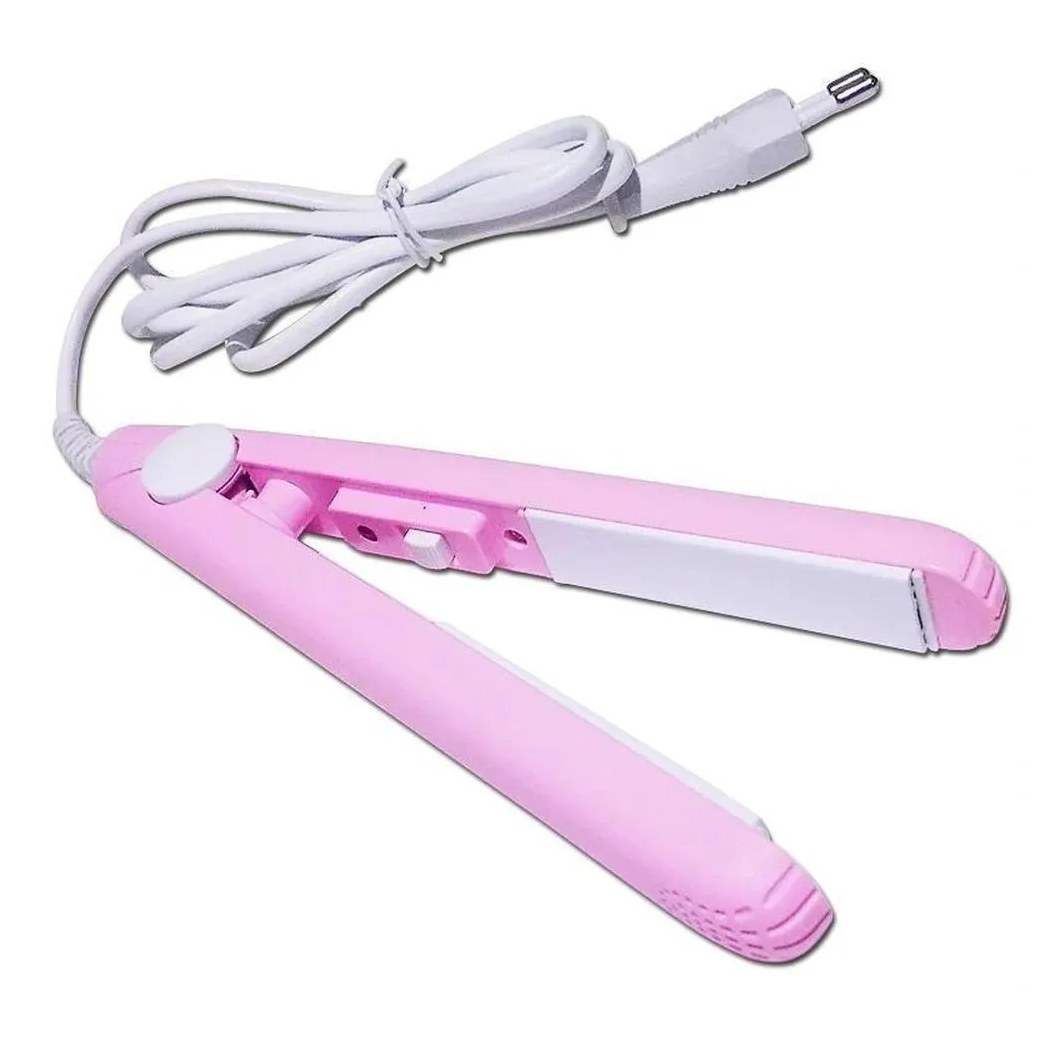 Mini Chapinha Portátil - Rosa Bivolt