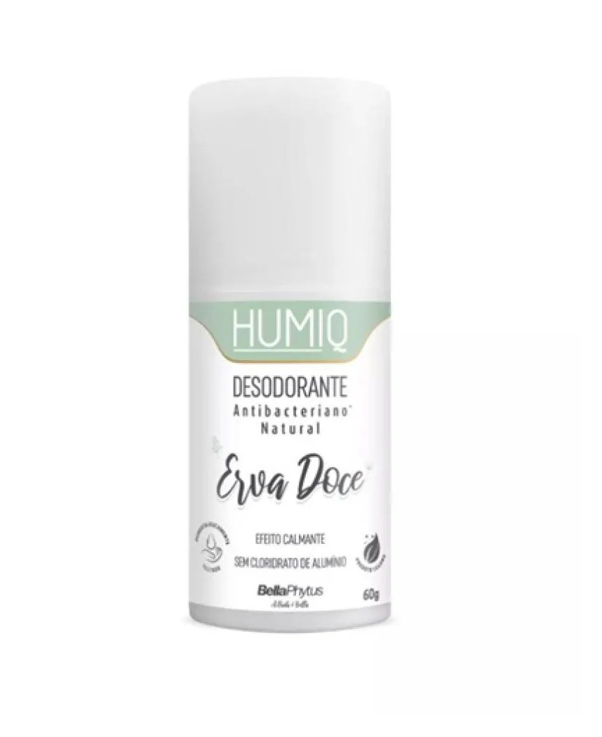Humiq Erva Doce Desodorante Natural Bellaphytus 60G