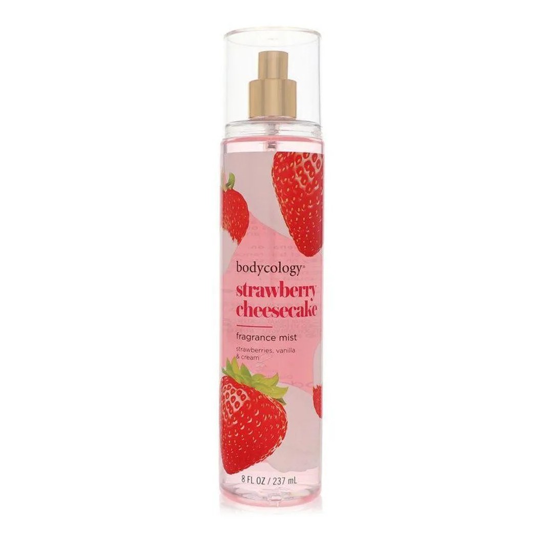 Água de Cheiro Feminino Bodycology Strawberry Cheesecake 238 Ml