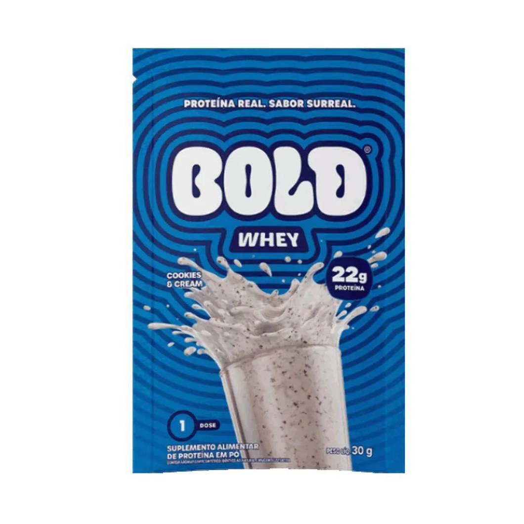 Bold Whey 30G Sabor Cookies e Cream
