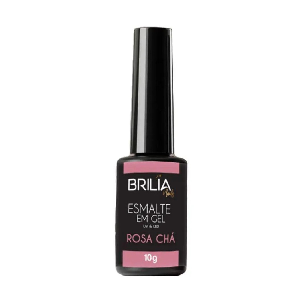 Brilia Nail Esmalte Gel Rosa Chá 10G