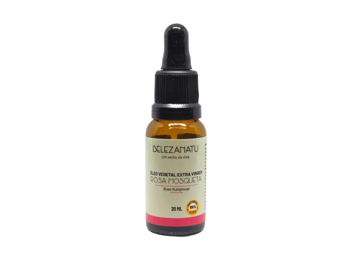 Óleo Vegetal Extra Virgem Rosa Mosqueta 20Ml Belezanatu