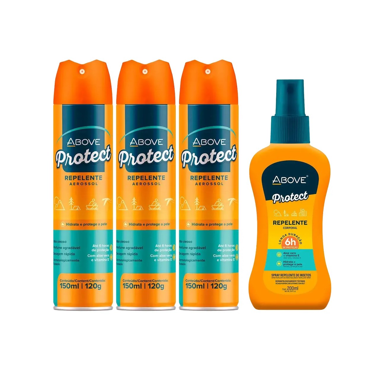 Repelente de Insetos Above Protect spray 200ml