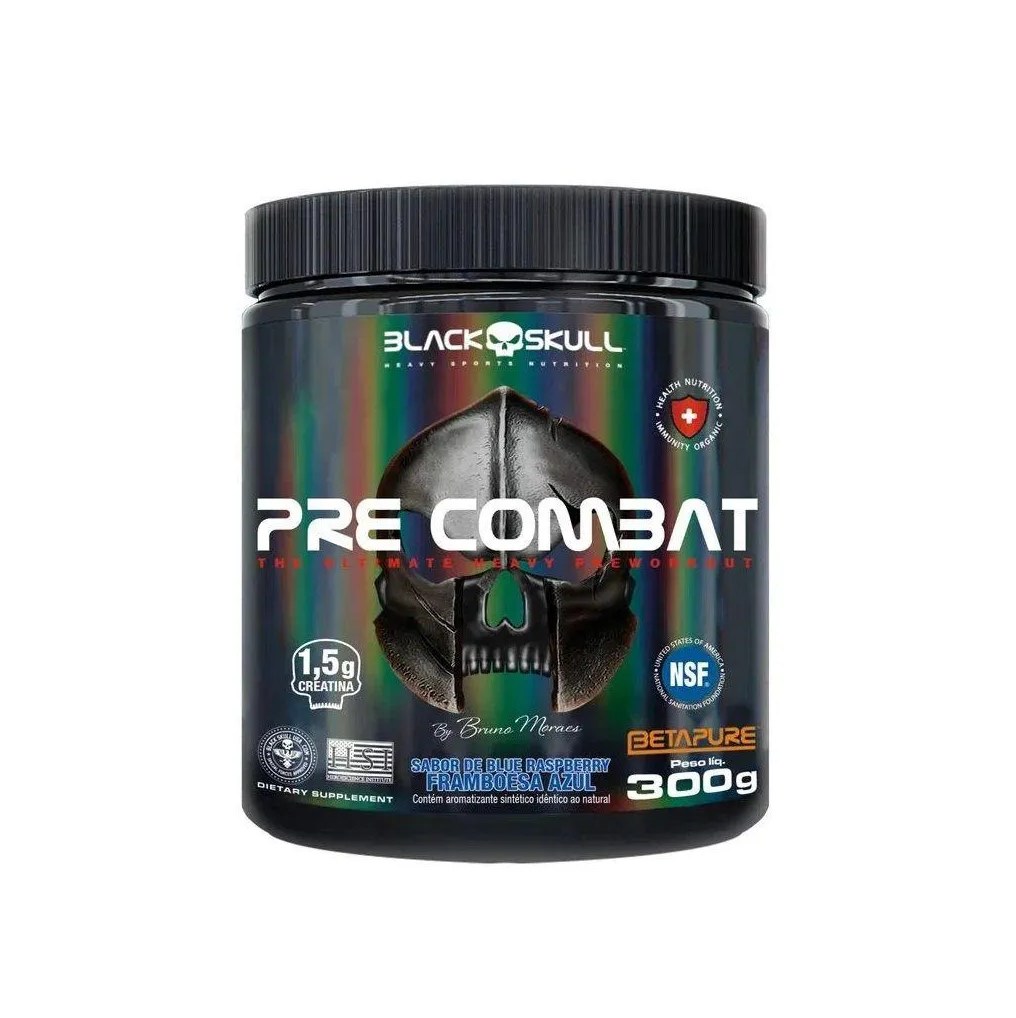 Pré Combat (300G) - Sabor: Framboesa Azul