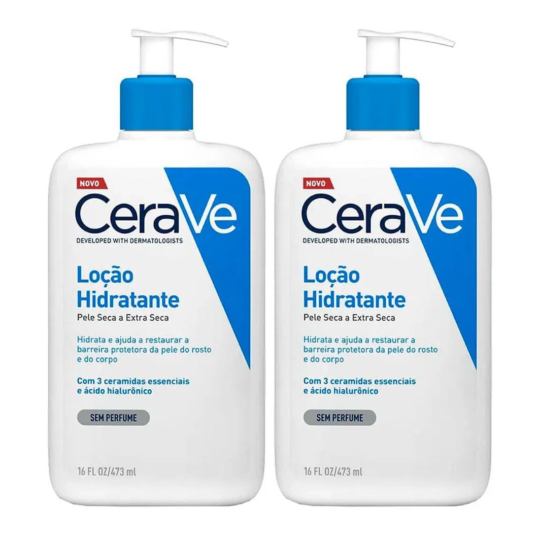 Cerave Kit com Duas Loções Hidratantes