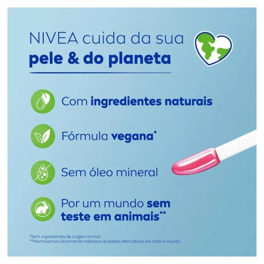 Hidratante Labial Lip Oil Nivea Pink Rock 5,5Ml