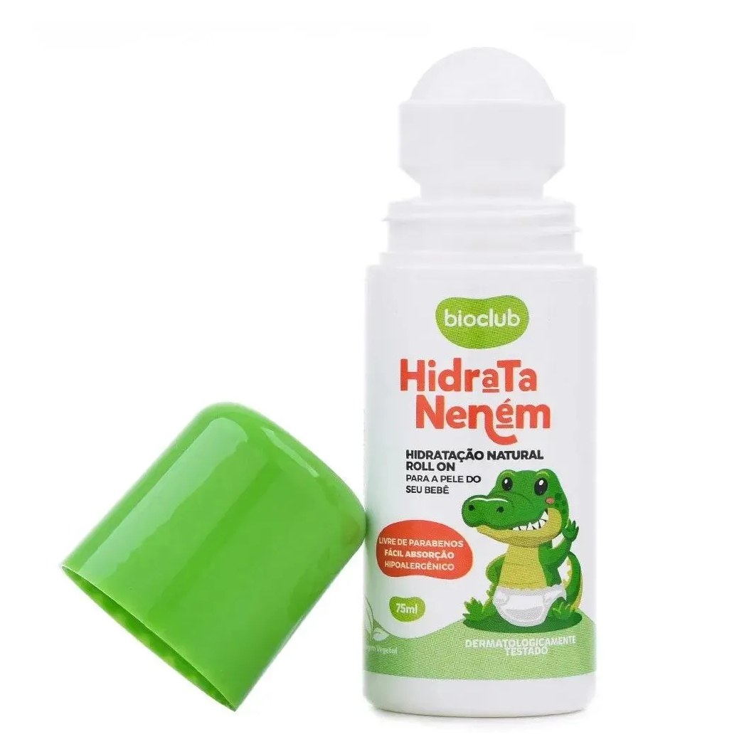 Hidratante Natural Infantil Roll On 75Ml Vegano Bioclub