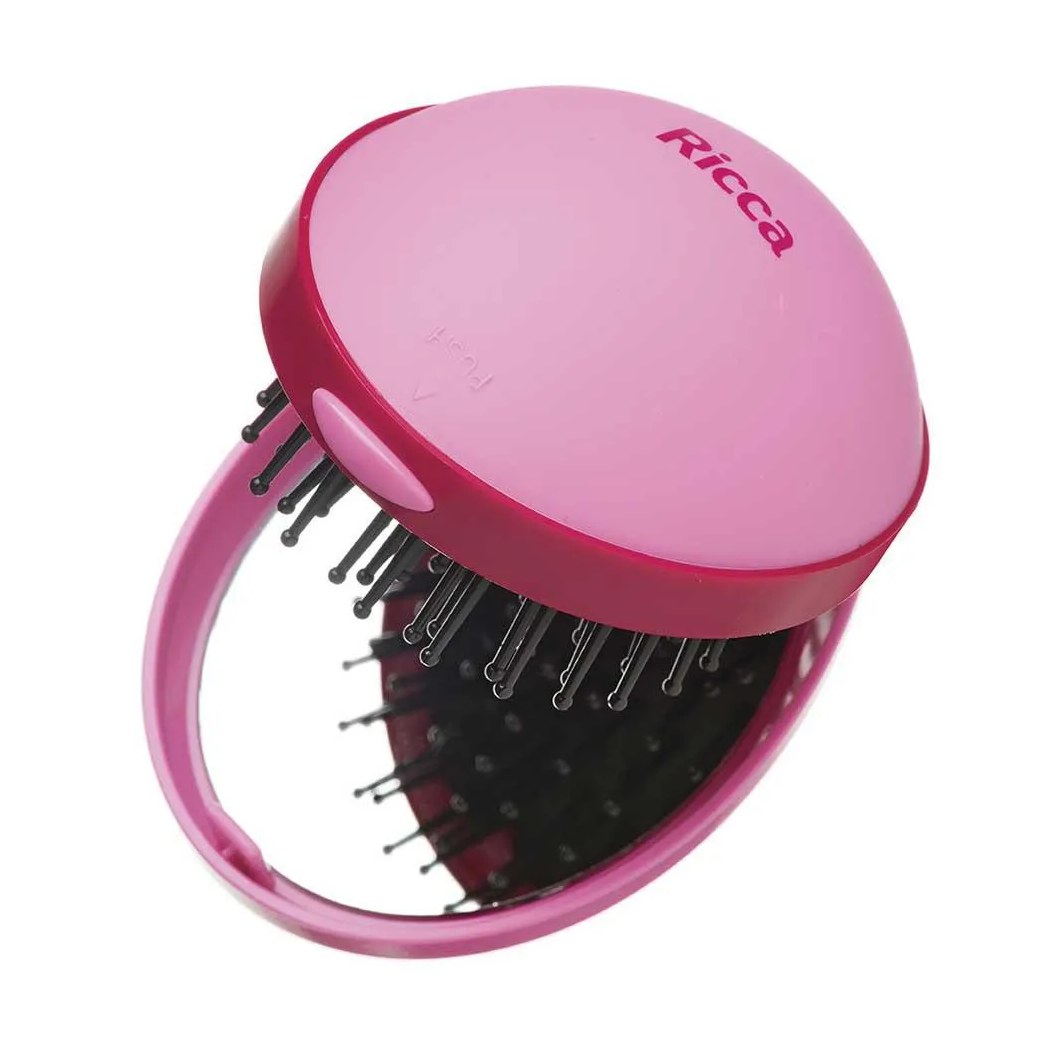 Pop Up Brush Ricca- Mini Escova de Cabelos 1 UN