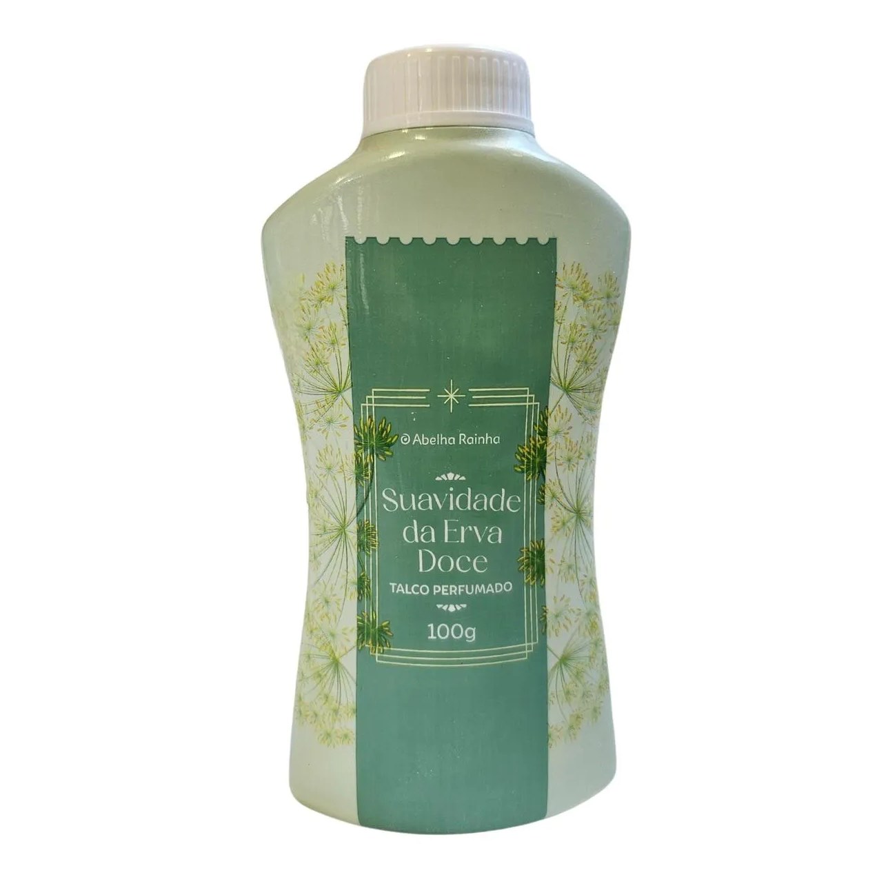 Talco Perfumado Multiuso Suavidade da Erva Doce Abelha Rainha 100G