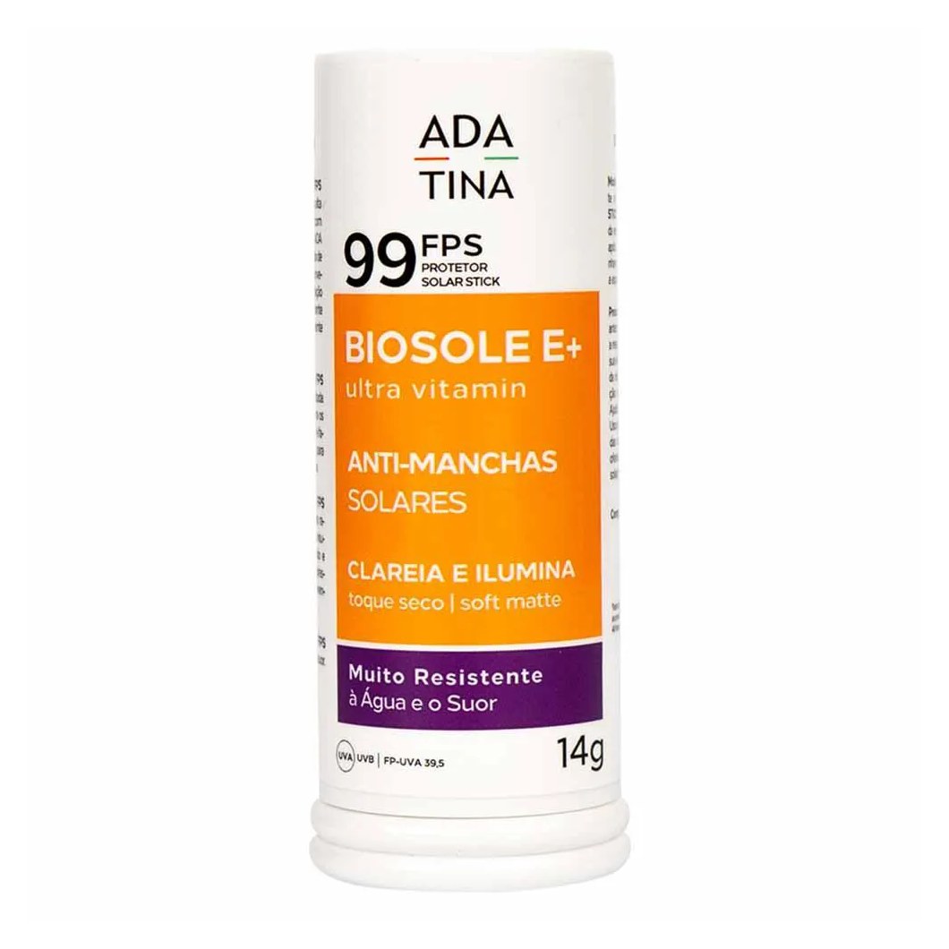 Protetor Solar Stick Clareador Biosole e Plus Ultra Vitamin Fps 99 14G