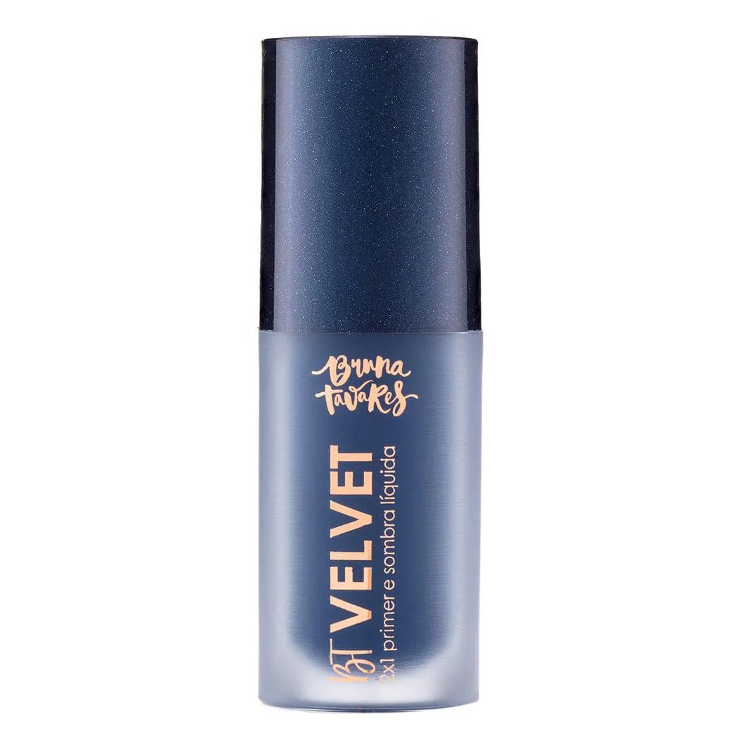 Sombra Líquida e Primer 2X1 Bruna Tavares Bt Velvet Tons Escuros Navy
