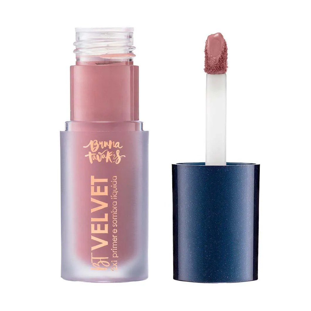 Sombra Líquida e Primer 2X1 Bruna Tavares Bt Velvet Tons Escuros Hermione
