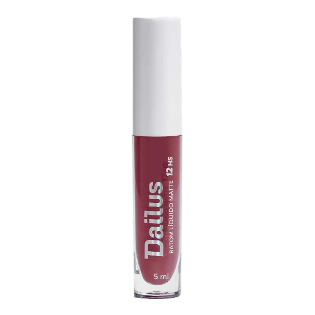 Batom Líquido Dailus Matte 12H Marsala