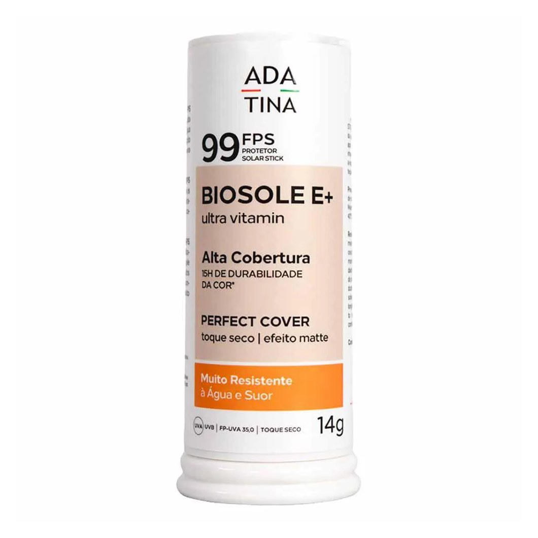 Protetor Solar Stick Clareador Biosole e Plus Ultra Vitamin Fps 99 com Cor 35 Miele