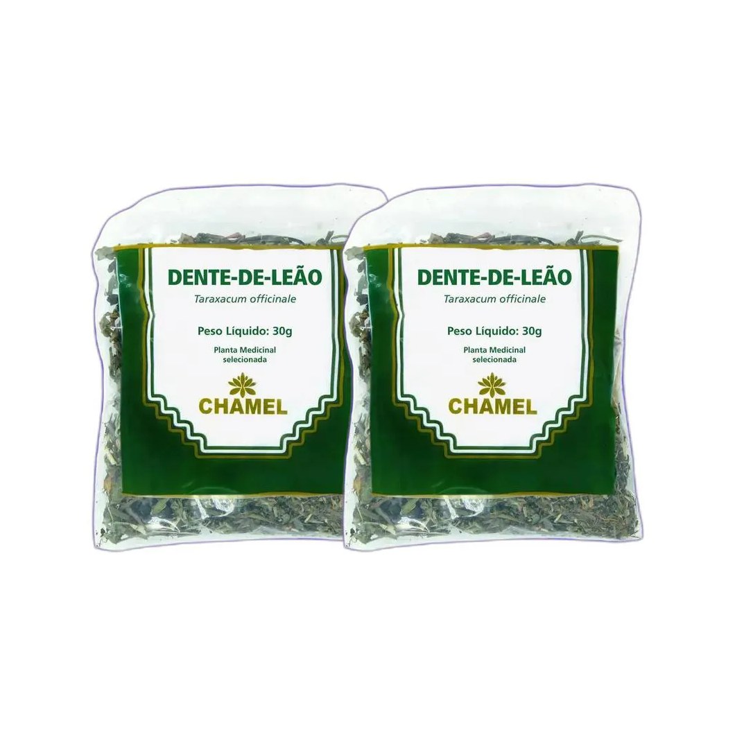 Kit 2X Chá Pacote Dente de Leao 30G - Chamel
