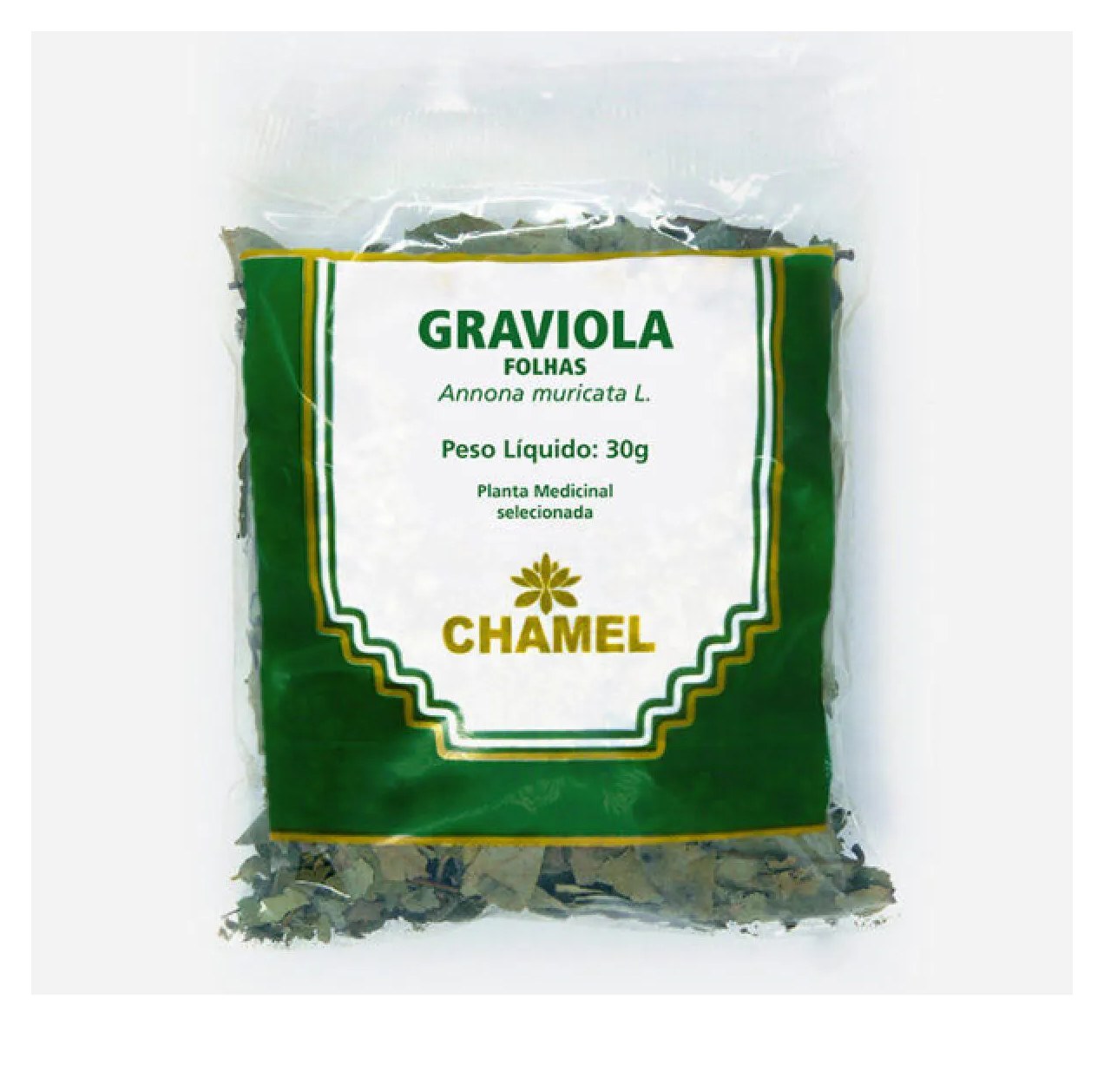 Chá de Graviola 30g Natural Folhas Secas - Chamel