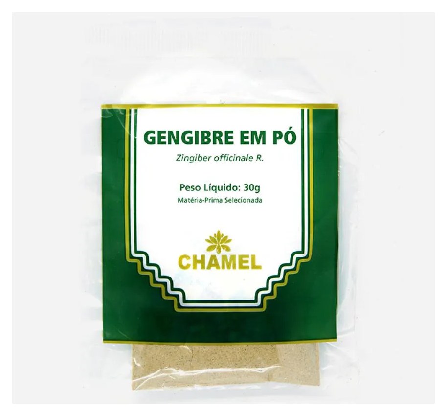 Pacote Gengibre Pó 30g - Chamel