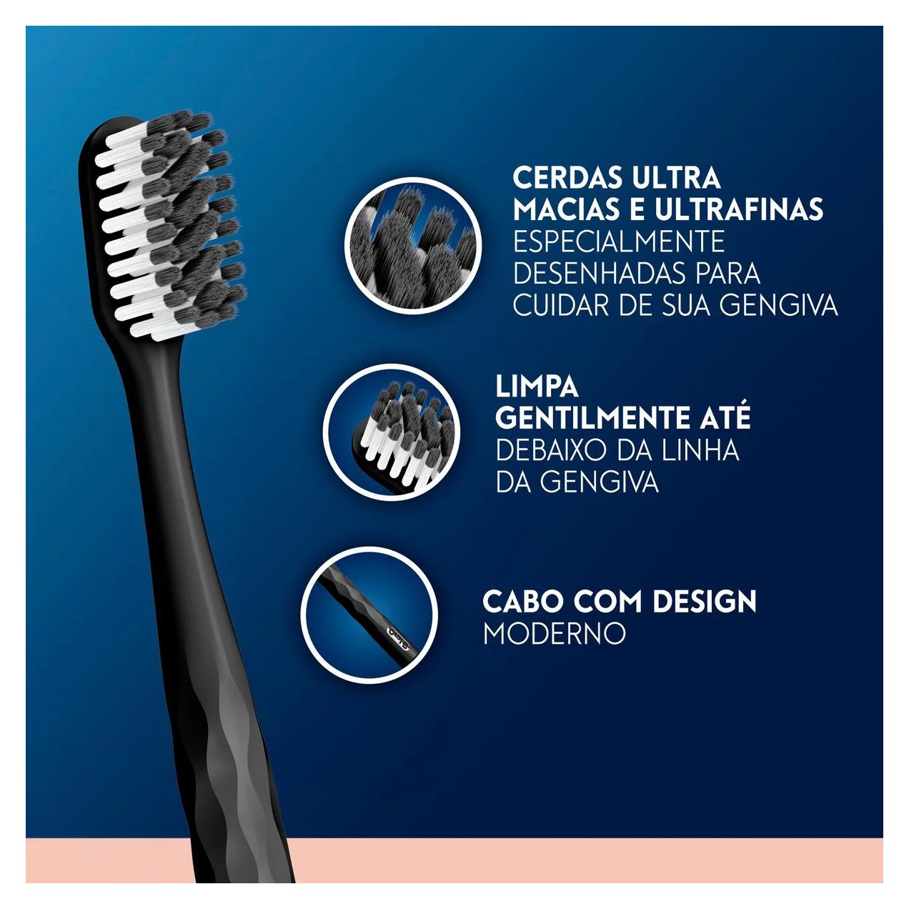 Escova Dental Oral-B Iconic Ultra Macia 1 Unidade