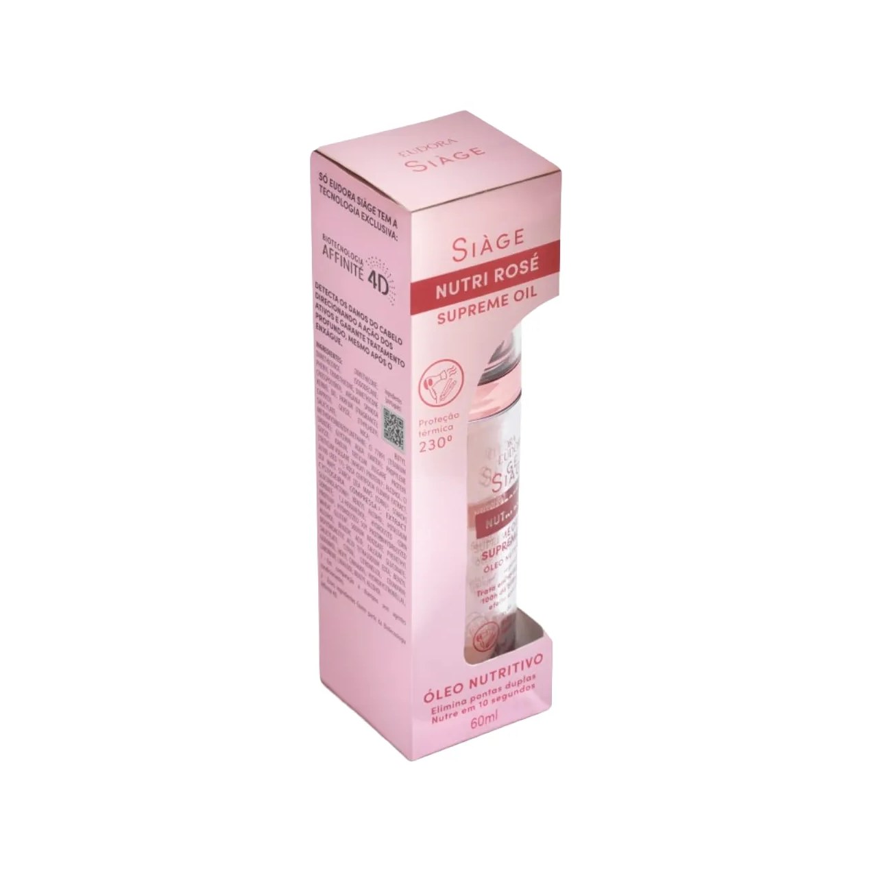 Óleo Capilar Siàge Nutri Rose 60ml