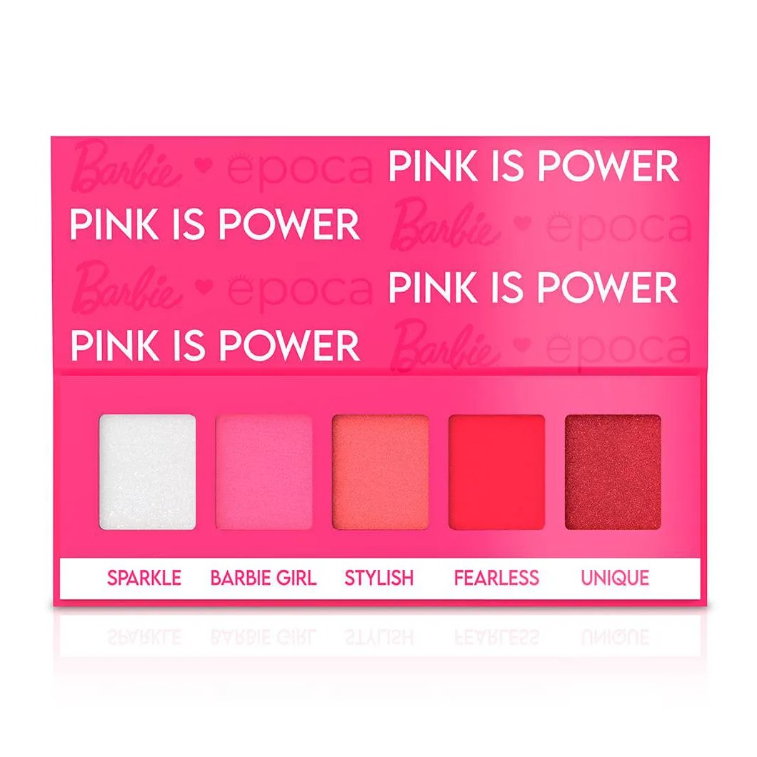 Paleta de Sombras Barbie By Época Pink Is Power Edição Limitada 1 UN