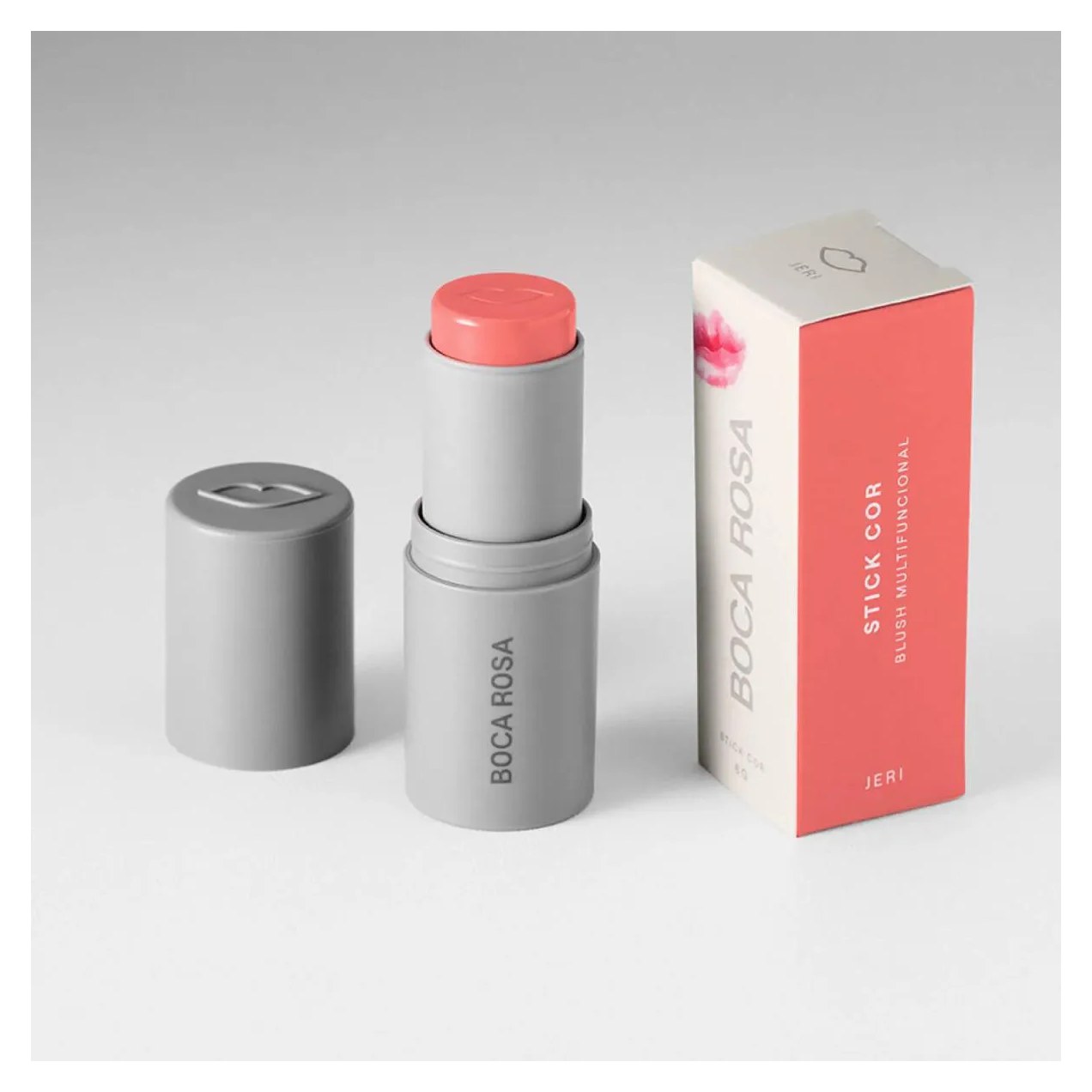 Blush Stick Multifuncional Boca Rosa 6G Jeri