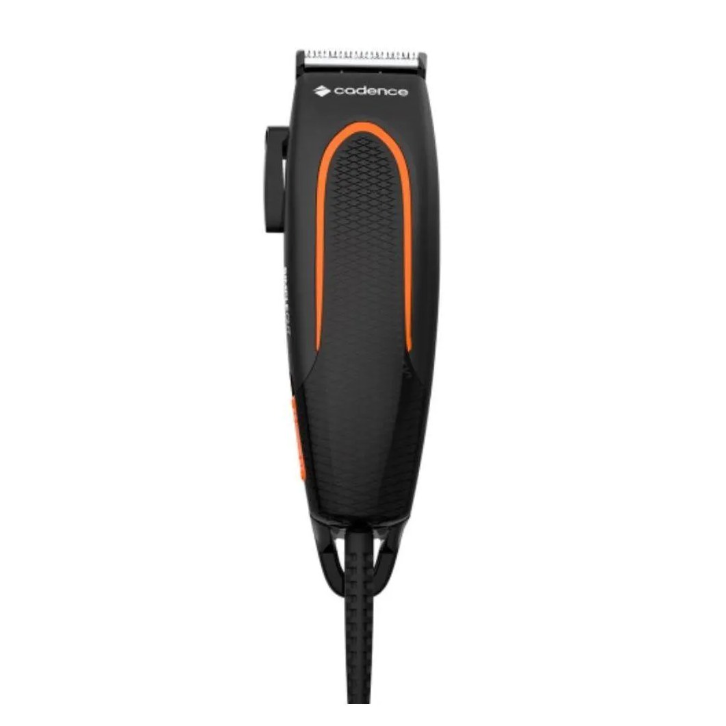 Cortador de Cabelo Cadence Simple 9W C/07 Acessorios - Cab181-127 Preto/Laranja 110 Volts