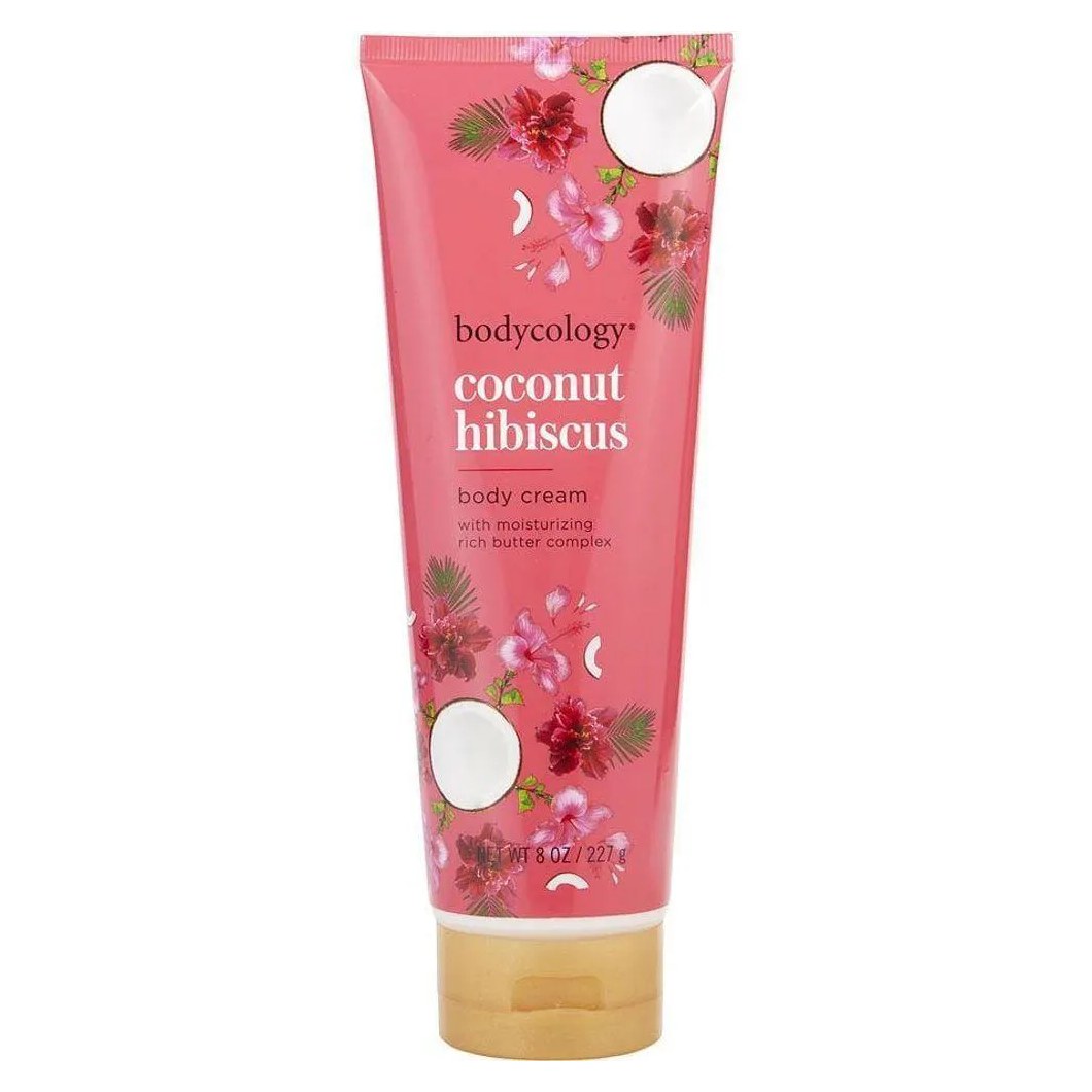 Creme Feminino Bodycology Coconut Hibiscus Corporal 235 Ml