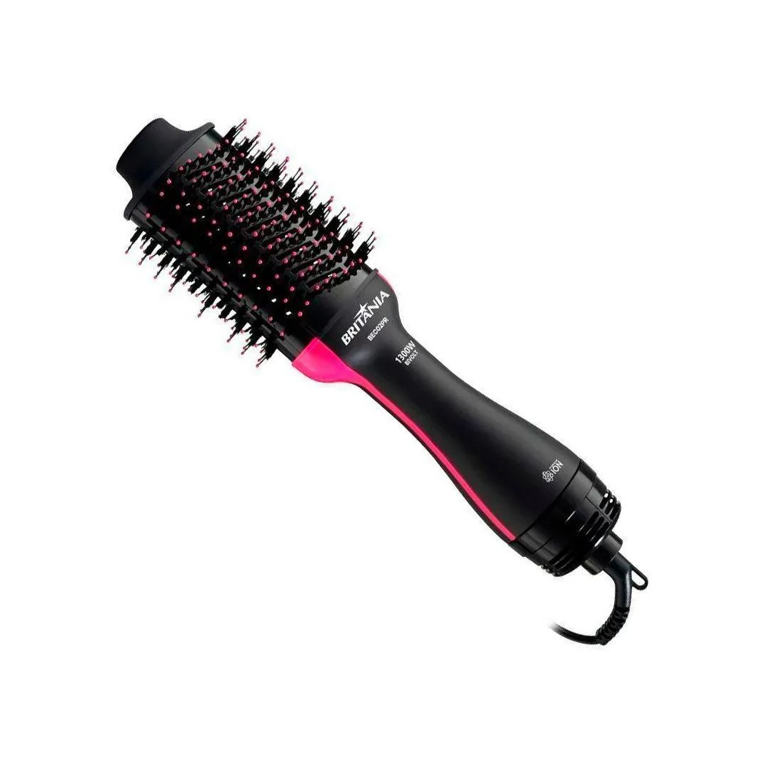 Escova Secadora Britânia Bec02Pr 1300W Preta Bivolt