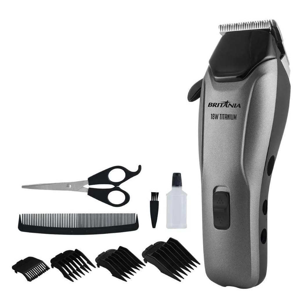 Máquina de Cortar Cabelo Bcr18T 18W Titanium 220V