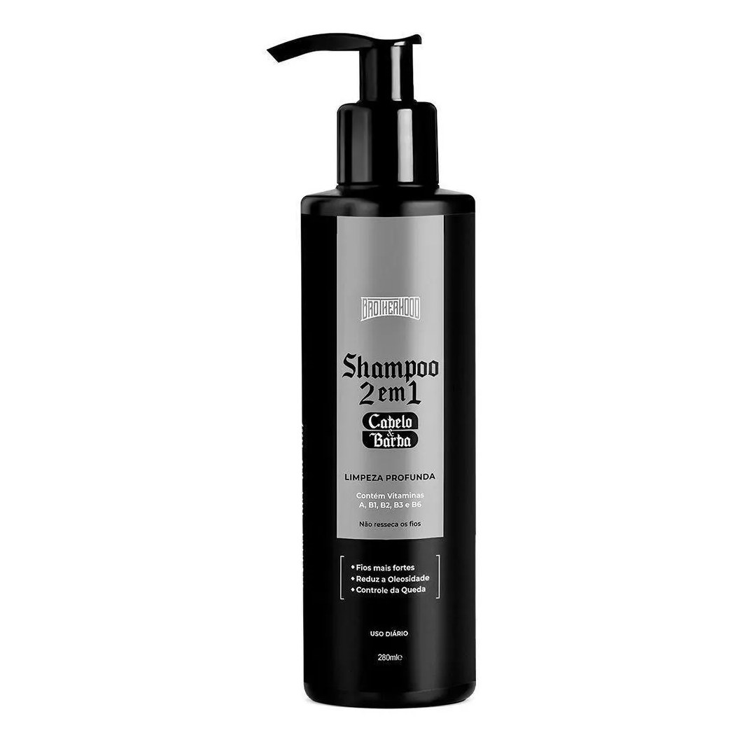 Shampoo 2 em 1 Cabelo e Barba Bth 280Ml