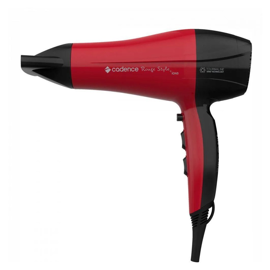 Secador de Cabelo Rouge Style Ii 220V Vermelho Preto Cadence Vermelho 220V