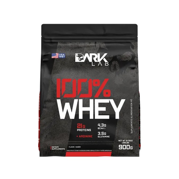 Whey Protein 100% Dark Lab Morango 900g