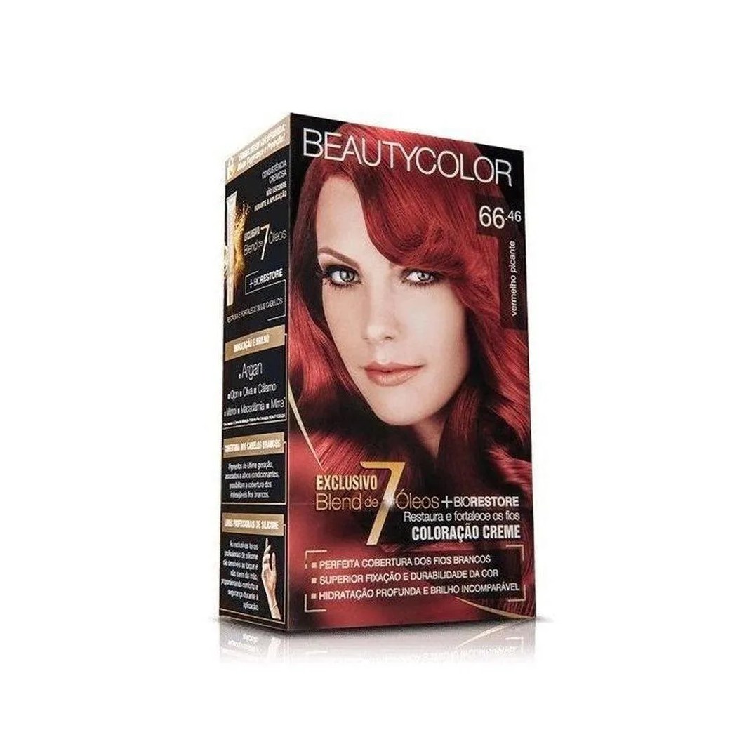 Tintura Beauty Color Kit 66.46 Vermelho Picante