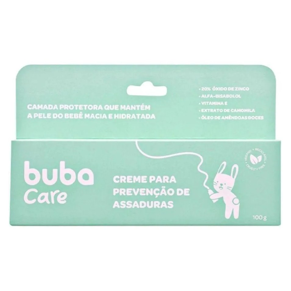 Creme para Prevenção de Assaduras 100G - Buba Care
