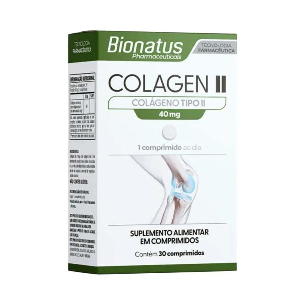 Colagen Colágeno Tipo Il 40Mg Bionatus 30 Comprimidos